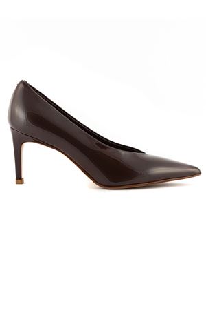 Dècolletè Galassia in pelle vernice marrone SERGIO LEVANTESI | GALASSIA56DARKBRON